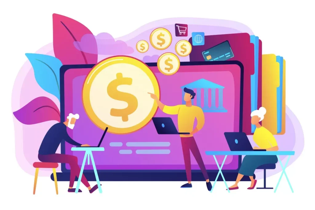 Ilustração representando a aposentadoria do trabalhador intermitente, com foco em ganhos financeiros, planejamento previdenciário e seguridade social no Brasil.
