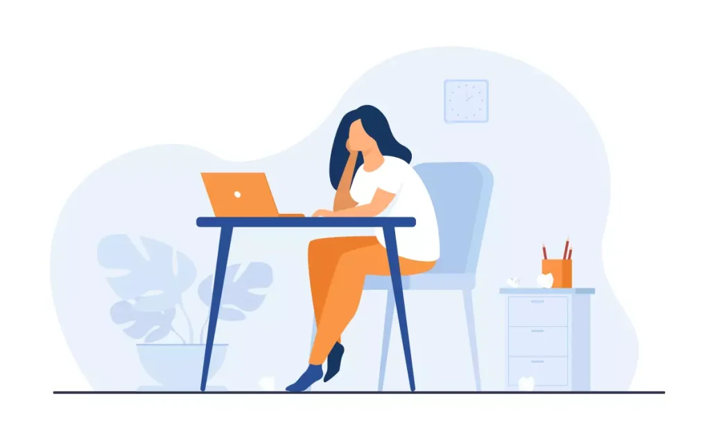 Pessoa trabalhando de casa em regime de trabalho intermitente e teletrabalho, usando computador portátil, ambiente de home office organizado e confortável.
