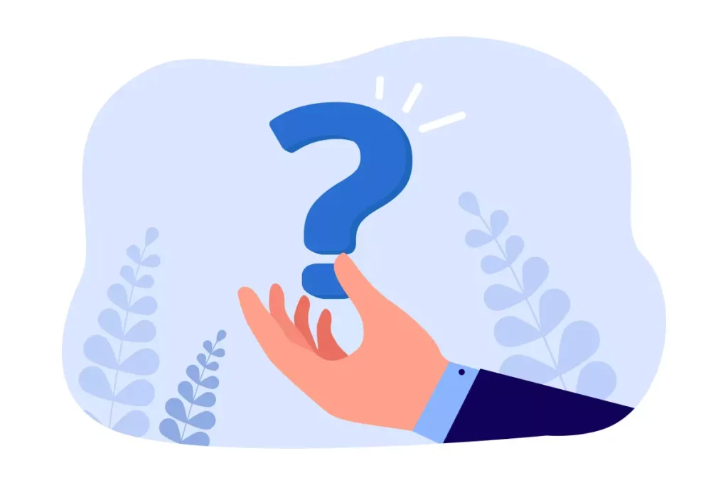 Ilustração sobre 'Por que Escolher o Trabalho Intermitente', apresentando uma mão segurando uma interrogação, simbolizando dúvidas ou escolhas na carreira profissional.