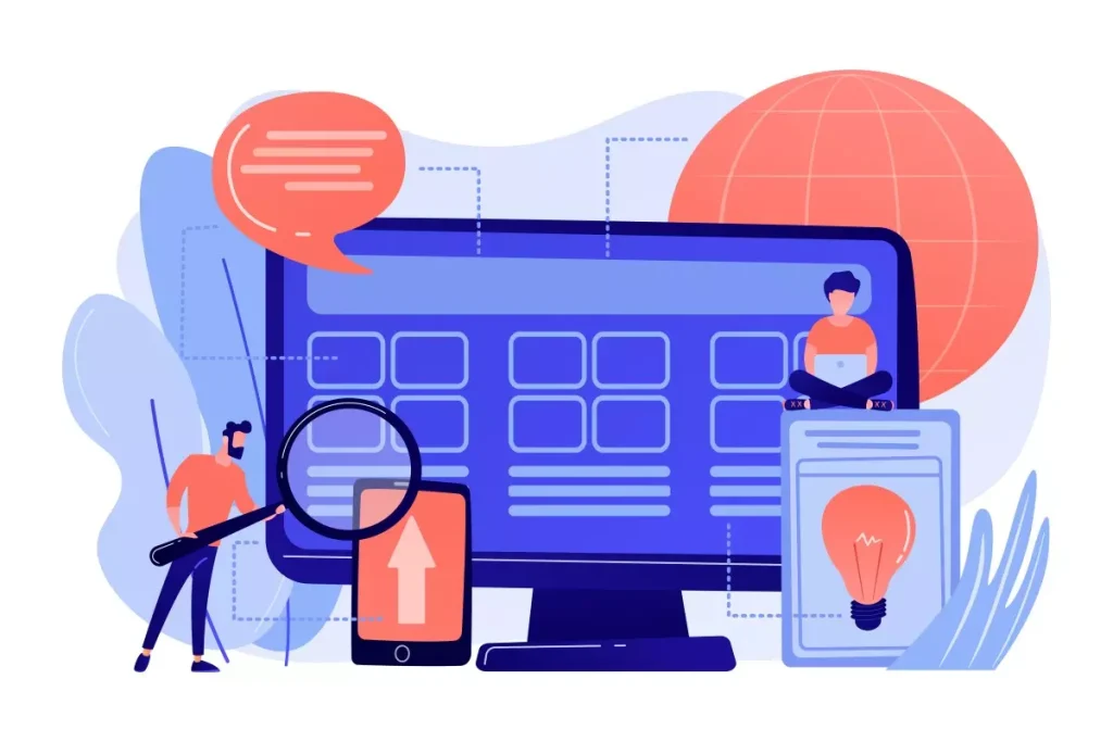 Ilustração de uma tela de computador exibindo informações sobre o salário do funcionário intermitente no eSocial, com destaque para o tema eSocial e gestão de salário.